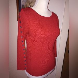 MICHAEL KORS   Silk Blend Stretch Knit Top